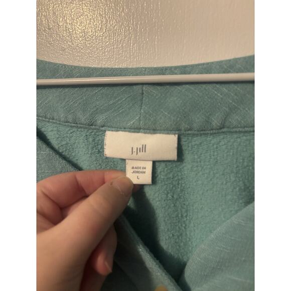 J. Jill Aqua Ultra Soft Long Sleeve Top - Picture 2 of 5